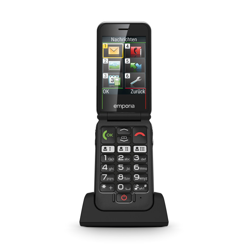 Emporia emporiaJOY 7,11 cm (2.8") Nero Telefono di livello base