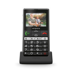 Emporia emporiaPURE-LTE 5,87 cm (2.31") 107 g Nero Telefono per anziani