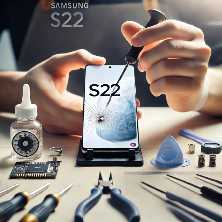 Riparazione sostituzione vetro e display originale Samsung Galaxy S22 S901