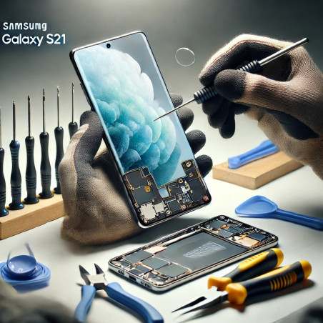 Riparazione sostituzione vetro e display originale Samsung Galaxy S21 Ultra G998