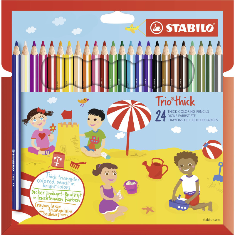 STABILO Trio Thick Multi 24 pz