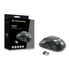 Conceptronic CLLM5BTRVWL mouse Viaggio Mano destra RF Wireless Ottico 1600 DPI