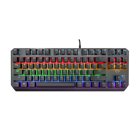 Trust GXT 834 Callaz tastiera Gaming USB QWERTY Italiano Nero