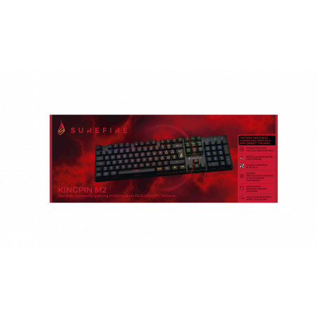 Verbatim KingPin M2 tastiera Gaming USB QWERTY Italiano Nero