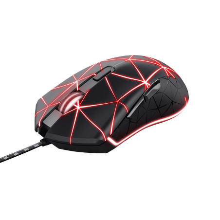 Trust GXT 133 Locx mouse Gaming Mano destra USB tipo A Ottico 4000 DPI