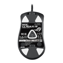 ASUS ROG Gladius III mouse Gaming Mano destra USB tipo A Ottico 19000 DPI