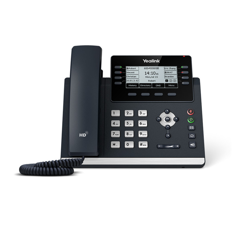 Yealink SIP-T43U telefono IP Grigio 12 linee LCD Wi-Fi