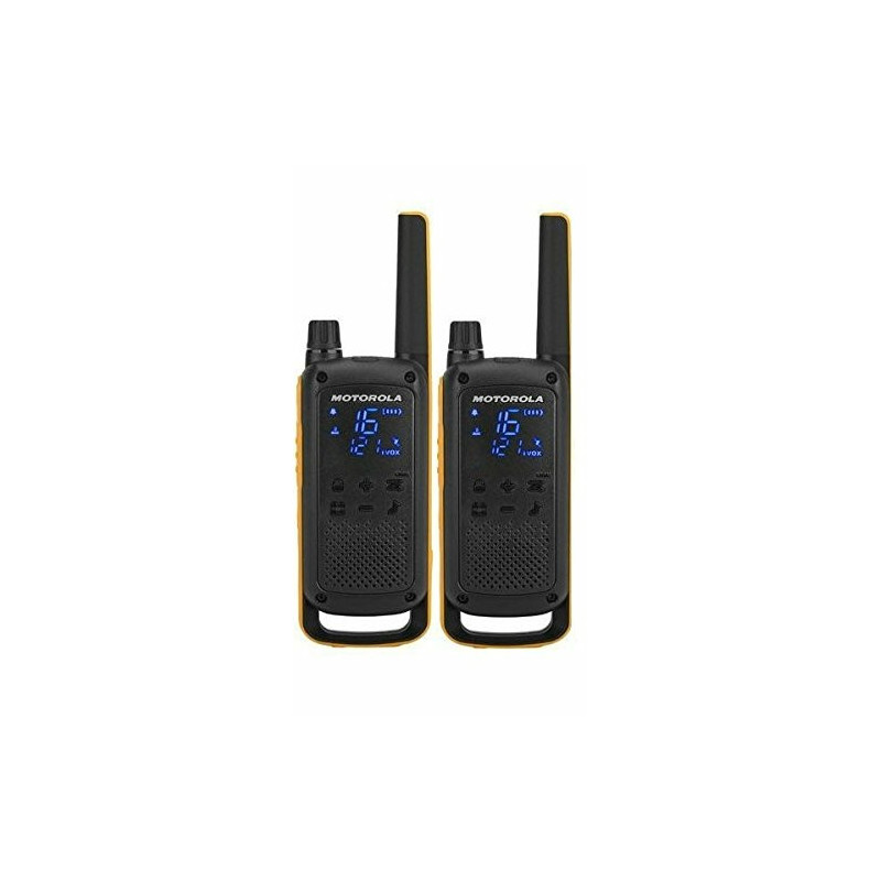 Motorola Talkabout T82 Extreme Twin Pack ricetrasmittente 16 canali Nero, Arancione