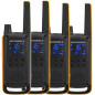 Motorola Talkabout T82 Extreme Quad Pack ricetrasmittente 16 canali Nero, Arancione