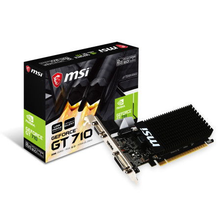 MSI GT 710 2GD3H LP scheda video NVIDIA GeForce GT 710 2 GB GDDR3