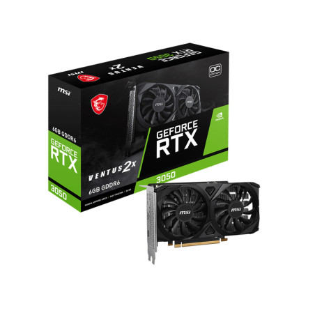 MSI VENTUS GeForce RTX 3050 2X E 6G OC NVIDIA 6 GB GDDR6