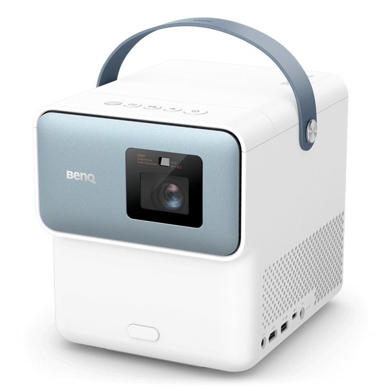 BenQ GP100 Proiettore a raggio standard 1000 ANSI lumen DLP 1080p (1920x1080) Blu, Bianco