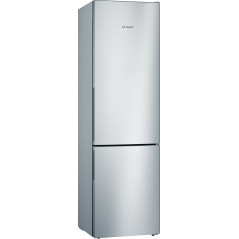 Bosch Serie 4 KGV39VLEAS Frigorifero combinato da libera installazione 201 x 60 cm Metal look Classe E