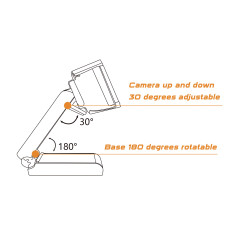 Conceptronic AMDIS02B webcam 5 MP 2592 x 1944 Pixel USB 2.0 Nero