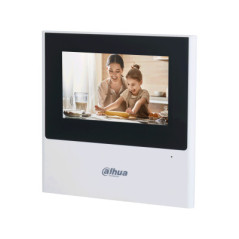 Dahua Technology VTH2611L-WP sistema per video-citofono 10,9 cm (4.3") Nero, Bianco