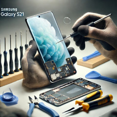 Riparazione sostituzione vetro e display originale Samsung Galaxy S...