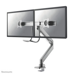 Neomounts NM-D775DXSILVER Braccio per monitor 10-32" - molla a gas - Topfix - 180°-stop