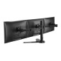 Equip Supporto da tavolo articolato per tre monitor da 17” a 27”