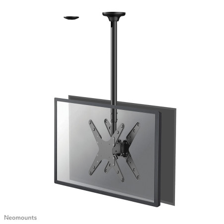 Neomounts FPMA-C340DBLACK Supporto a soffitto per doppio monitor TV 32-75" - alt. 106-156 cm