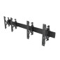 Multibrackets 4122 Supporto per display espositivi 165,1 cm (65") Nero