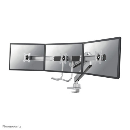 Neomounts NM-D775DX3SILVER Braccio per monitor 17-27" - molla a gas - Topfix - 180°-stop