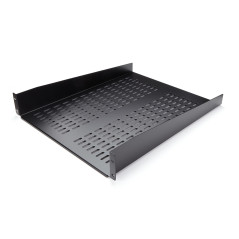 StarTech.com Ripiano per montaggio a rack con fessure 22" 2U - Ripiano per armadio server rack fisso - 22 kg