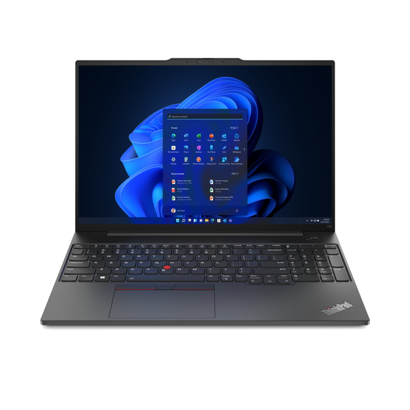 Lenovo ThinkPad E16 Gen 1 (AMD) AMD Ryzen™ 5 7430U Computer portatile 40,6 cm (16") WUXGA 16 GB DDR4-SDRAM 512 GB SSD Wi-Fi 6