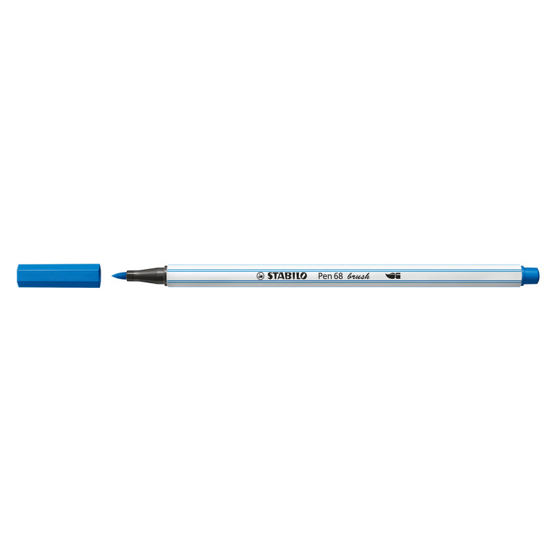 STABILO Pen 68 brush marcatore Blu 1 pz