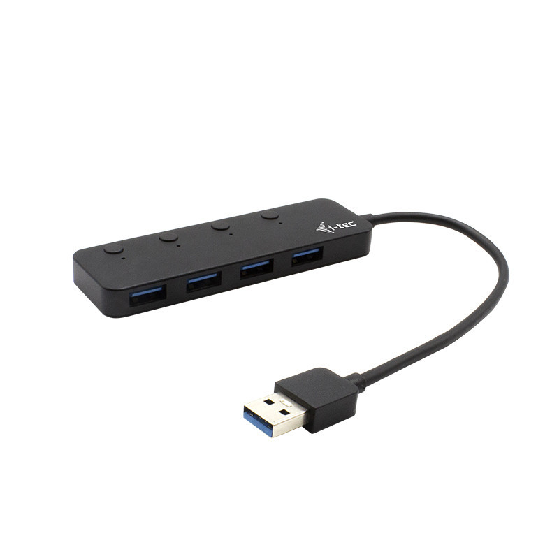 i-tec USB 3.0 Metal HUB 4 Port with individual On/Off Switches