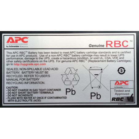 APC RBC48 batteria UPS Acido piombo (VRLA) 7 Ah