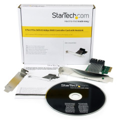 StarTech.com Scheda controller RAID PCI Express 2.0 SATA III 6 Gbps a 4 porte con tiering SSD HyperDuo