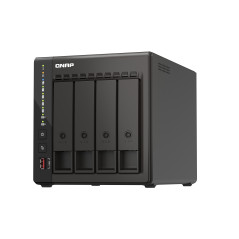 QNAP TS-453E NAS Tower Intel® Celeron® J6412 8 GB 0 TB QNAP QTS Nero