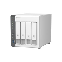 QNAP TS-433 NAS Tower ARM Cortex-A55 4 GB 0 TB QNAP QTS Bianco