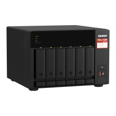 QNAP TS-673A NAS Tower Ryzen Embedded V1500B 8 GB DDR4 0 TB QNAP Turbo System Nero