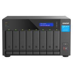 QNAP TVS-h874 NAS Tower Intel® Core™ i7 32 GB DDR4 0 TB QuTS hero Nero