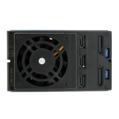 StarTech.com Scheda backplane per rack portatili hot-swap trayless in alluminio 3 alloggiamenti per SAS II SATA III 3,5"- HDD 6