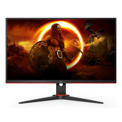 AOC G2 24G2SPAE BK LED display 60,5 cm (23.8") 1920 x 1080 Pixel Full HD Nero, Rosso