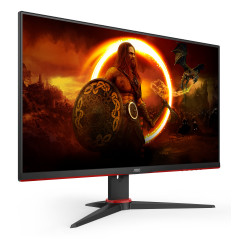 AOC G2 24G2SPAE BK LED display 60,5 cm (23.8") 1920 x 1080 Pixel Full HD Nero, Rosso