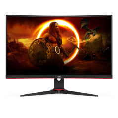 AOC G2 C27G2E BK Monitor PC 68,6 cm (27") 1920 x 1080 Pixel Full HD Nero, Rosso