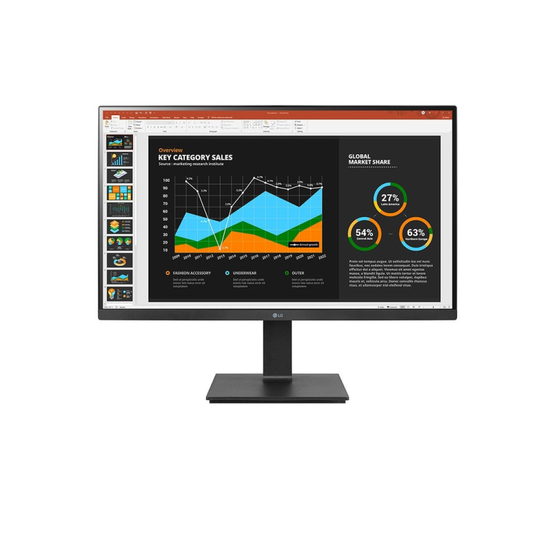 LG 27BQ75QB-B Monitor PC 68,6 cm (27") 2560 x 1440 Pixel Quad HD LCD Nero