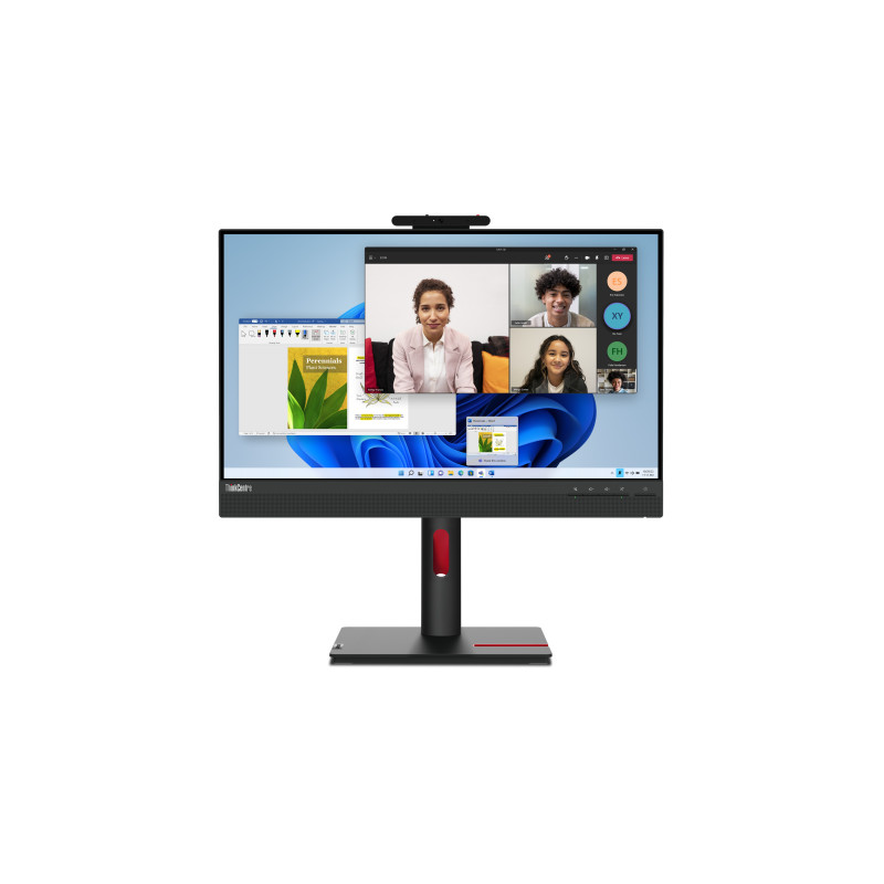 Lenovo ThinkCentre Tiny-In-One 24 Gen 5 LED display 60,5 cm (23.8") 1920 x 1080 Pixel Full HD Touch screen Nero