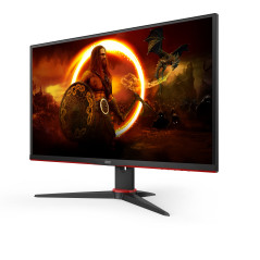 AOC G2 Q27G2E BK Monitor PC 68,6 cm (27") 2560 x 1440 Pixel Quad HD Nero, Rosso