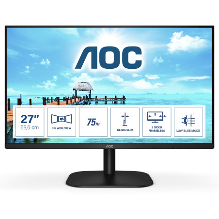 AOC B2 27B2H EU LED display 68,6 cm (27") 1920 x 1080 Pixel Full HD Nero