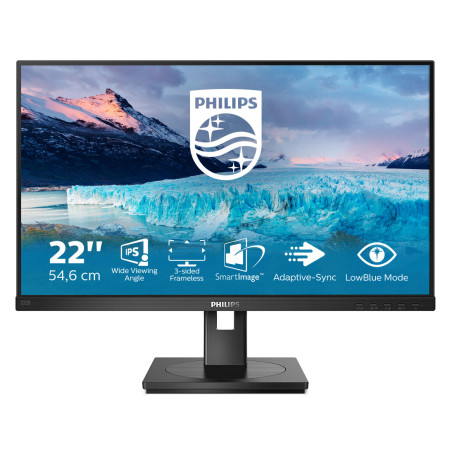 Philips S Line 222S1AE/00 Monitor PC 54,6 cm (21.5") 1920 x 1080 Pixel Full HD LCD Nero