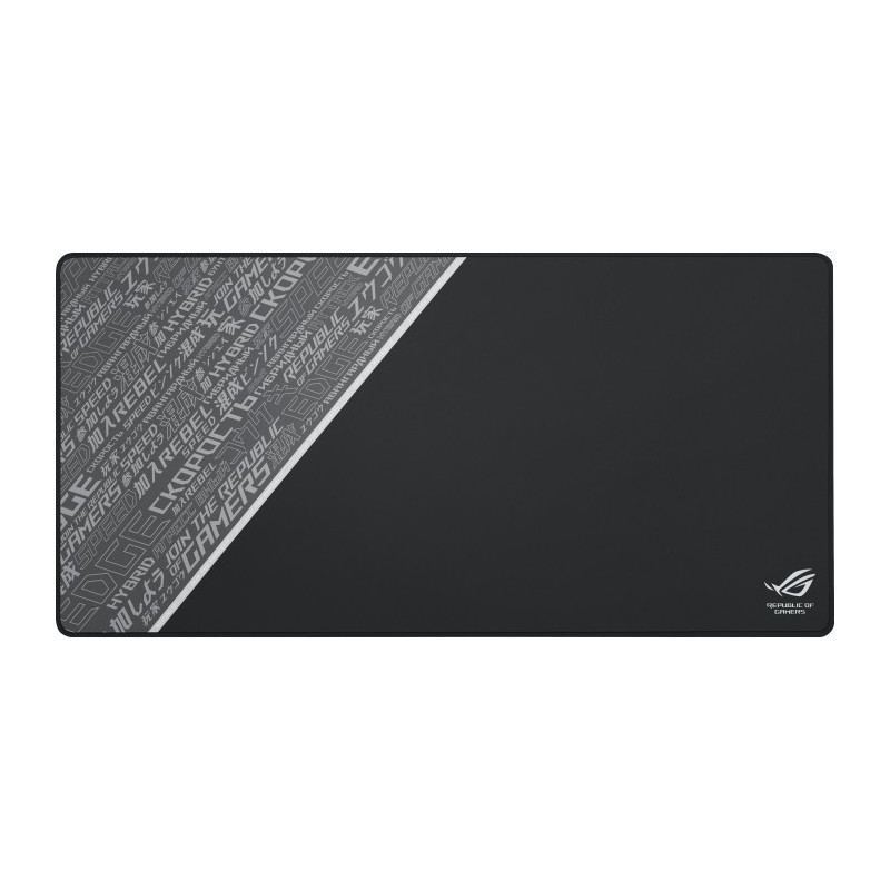 ASUS ROG Sheath BLK LTD Tappetino per mouse per gioco da computer Nero, Grigio, Bianco