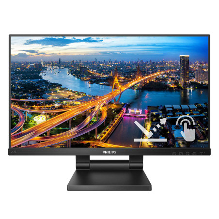 Philips 242B1TC/00 Monitor PC 60,5 cm (23.8") 1920 x 1080 Pixel Full HD LED Touch screen Nero