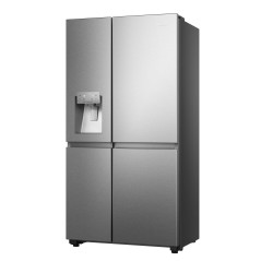 Hisense RS818N4TIE frigorifero side-by-side Libera installazione 632 L E Acciaio inox