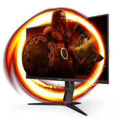 AOC G2 Q27G2U/BK Monitor PC 68,6 cm (27") 2560 x 1440 Pixel Quad HD LED Nero, Rosso