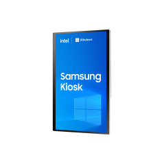 Samsung KM24C-C Design chiosco 61 cm (24") LED 250 cd/m² Full HD Bianco Touch screen Processore integrato Windows 10 IoT