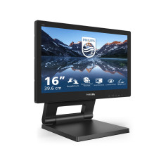 Philips 162B9T 00 Monitor PC 39,6 cm (15.6") 1366 x 768 Pixel HD LCD Touch screen Nero